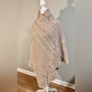 Handmade Irish Wool Poncho